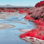 Vista del Río Grande o Río Bravo en la frontera entre Estados Unidos y México tras la aprobación de un acuerdo para reducir la extracción de agua.