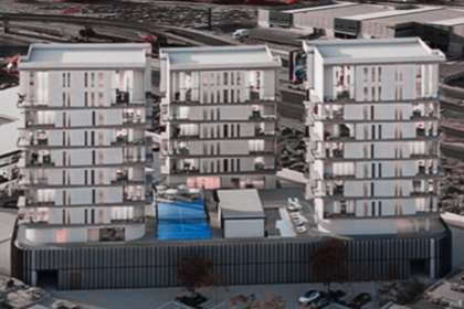 Ceremonia de colocación de la primera piedra del complejo Distrito Norte Latitud 31, un desarrollo de usos mixtos que comenzará a construirse en el suroriente de Ciudad Juárez.