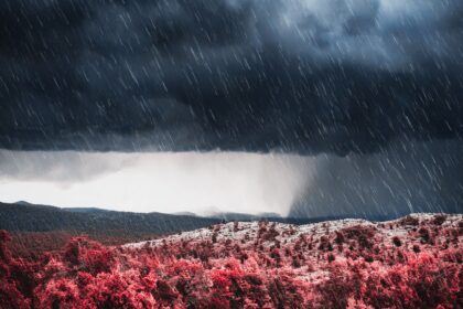 Campo agrícola afectado por altas temperaturas y sequía, mientras el fenómeno de El Niño amenaza con elevar los precios de los alimentos en México.