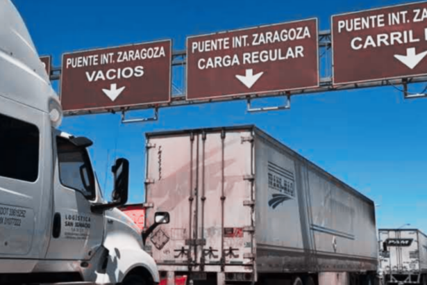 Transportistas mexicanos de carga enfrentan retiro de visas B-1 en la frontera con Estados Unidos.